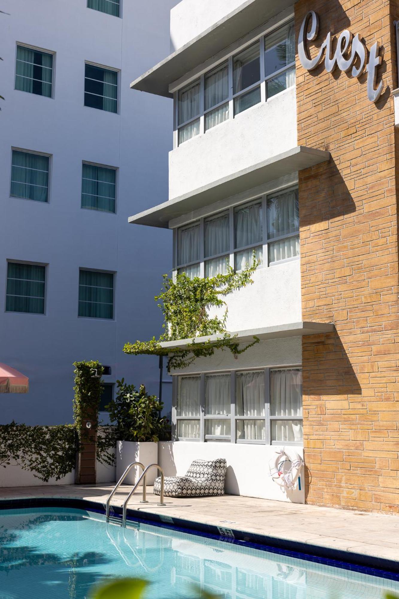 Crest Hotel Suites Miami Beach Exterior foto